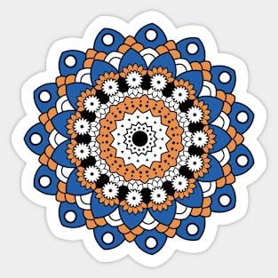 Beautiful Geometry Floral Mandala Sticker